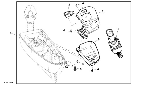R264749 John Deere 8345R - Podpora - Cabine et intérieur pour Tracteur agricole: photos 1 R264749 John Deere 8345R - Podpora - Cabine et intérieur pour Tracteur agricole: photos 1