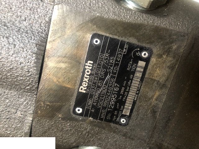 Rexroth A10VNO85DRS - Transmission pour Machine agricole: photos 2 Rexroth A10VNO85DRS - Transmission pour Machine agricole: photos 2