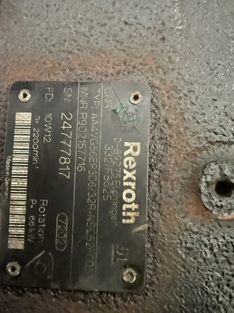 Rexroth AA4VG56EP3d8/32r jcb 527-58 agri pompa jazdy - Pompe hydraulique pour Machine agricole: photos 2 Rexroth AA4VG56EP3d8/32r jcb 527-58 agri pompa jazdy - Pompe hydraulique pour Machine agricole: photos 2