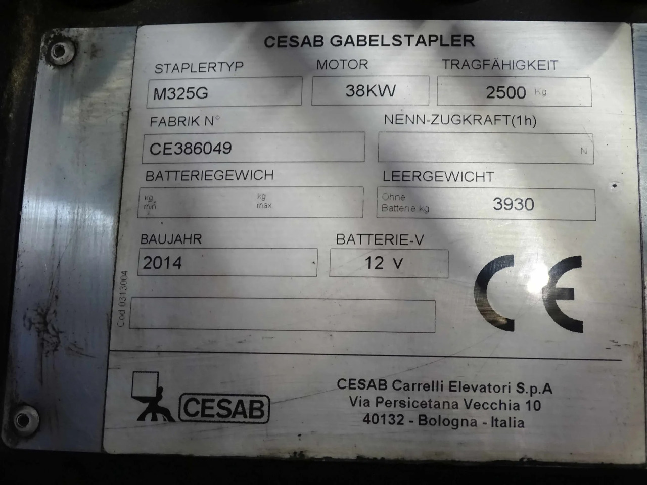 Cesab M325G - Chariot élévateur à gaz: photos 2 Cesab M325G - Chariot élévateur à gaz: photos 2