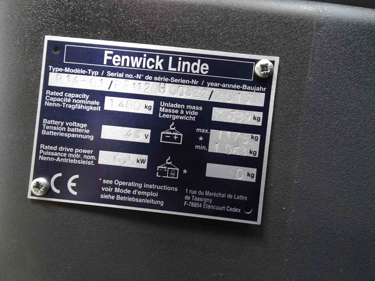 Linde R14-01 - Chariot à mât rétractable: photos 2 Linde R14-01 - Chariot à mât rétractable: photos 2