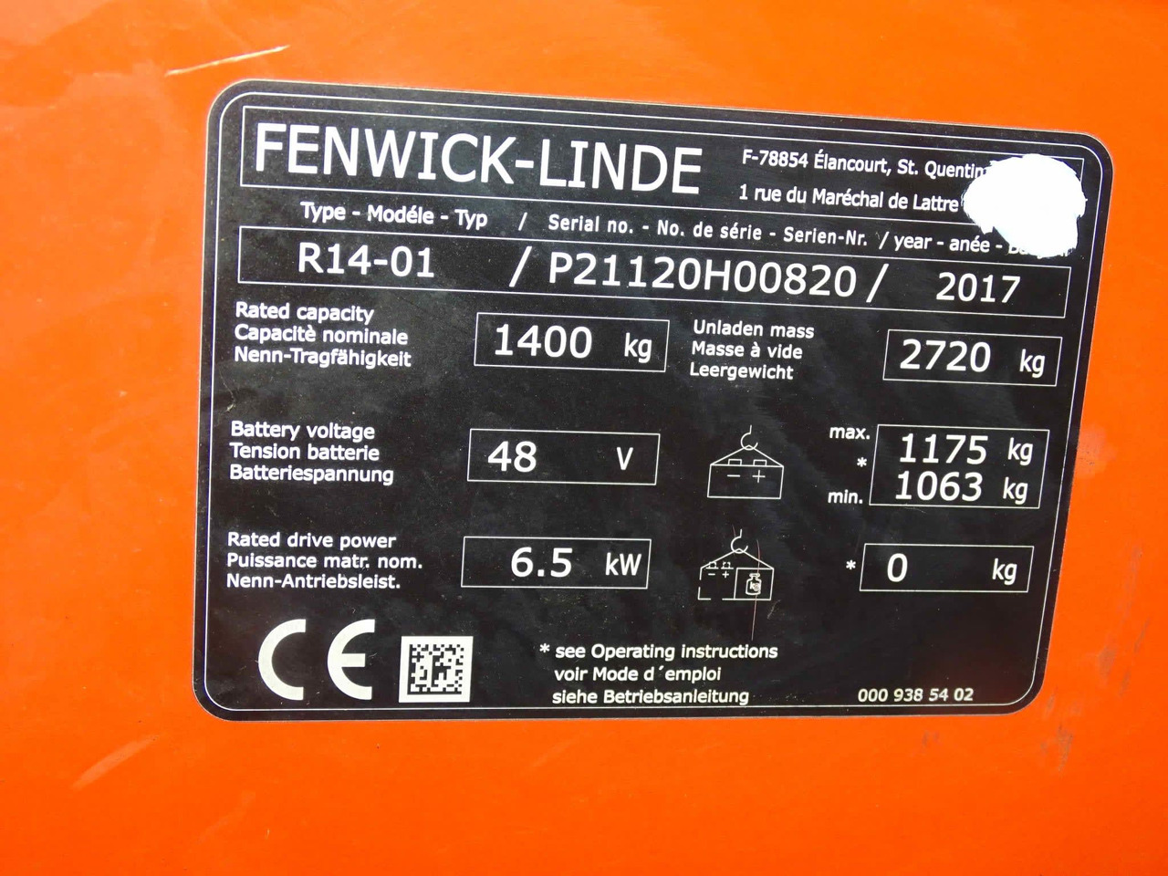 Linde R14 - Chariot à mât rétractable: photos 2 Linde R14 - Chariot à mât rétractable: photos 2