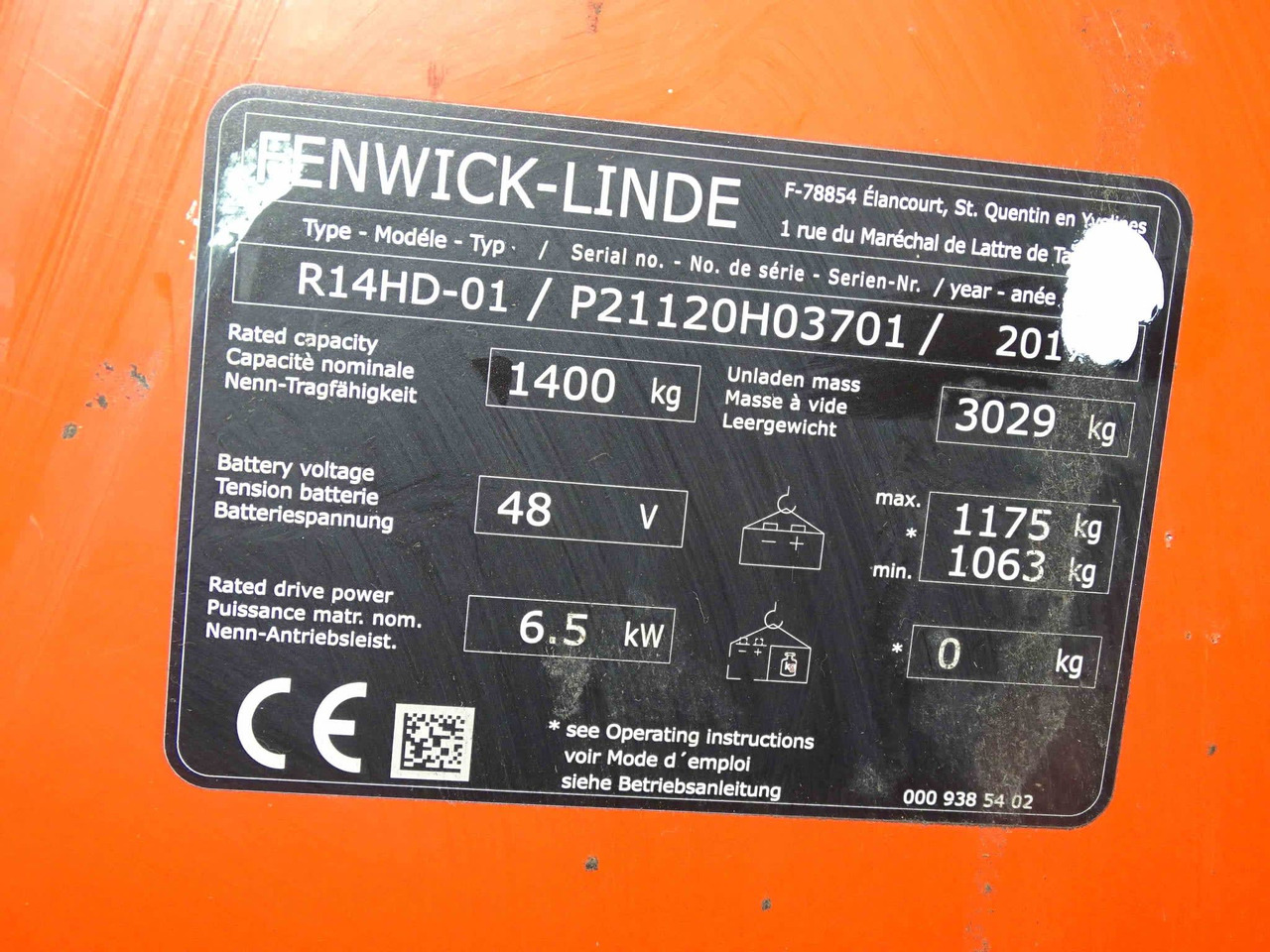 Linde R14HD-01 - Chariot à mât rétractable: photos 2 Linde R14HD-01 - Chariot à mât rétractable: photos 2