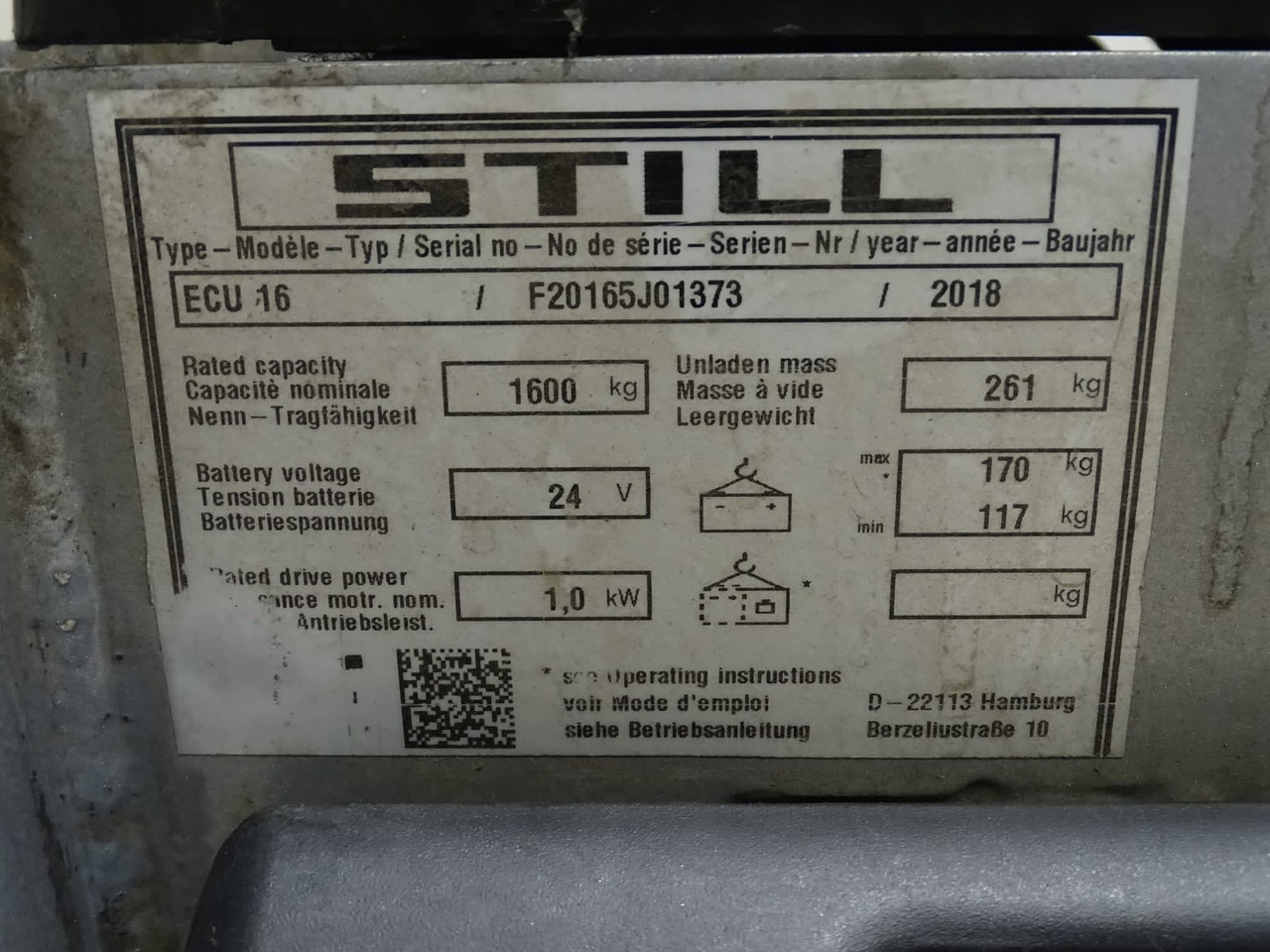 STILL ECU16 - Transpalette: photos 5 STILL ECU16 - Transpalette: photos 5