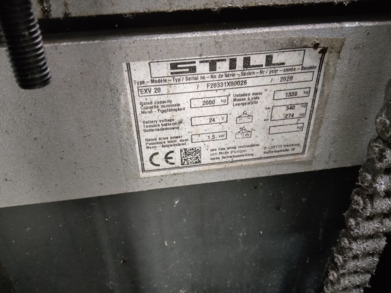 STILL EXV20 - Gerbeur: photos 5 STILL EXV20 - Gerbeur: photos 5