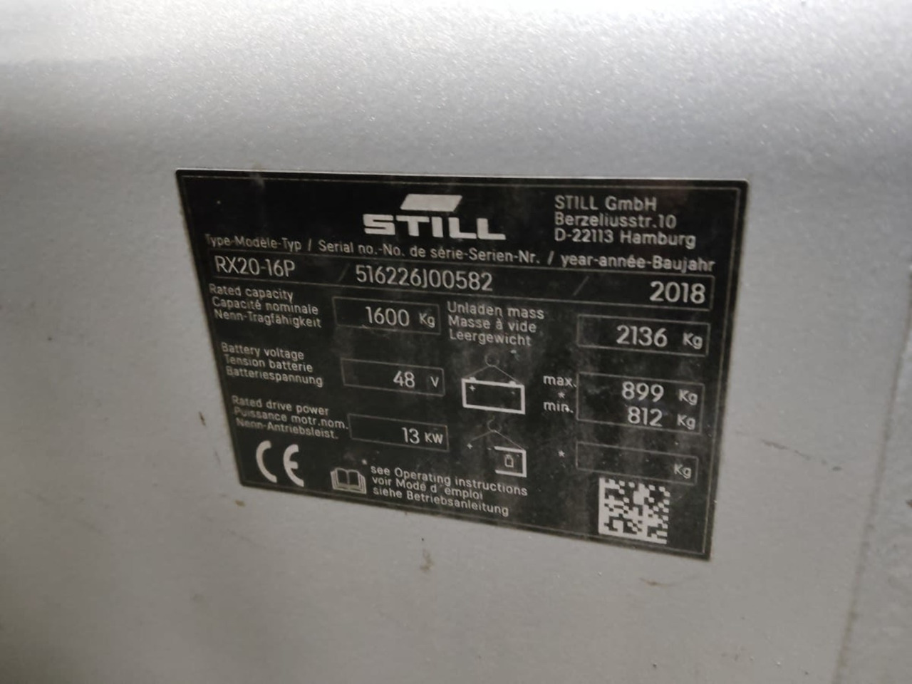 STILL RX20-16P - Chariot élévateur électrique: photos 5 STILL RX20-16P - Chariot élévateur électrique: photos 5