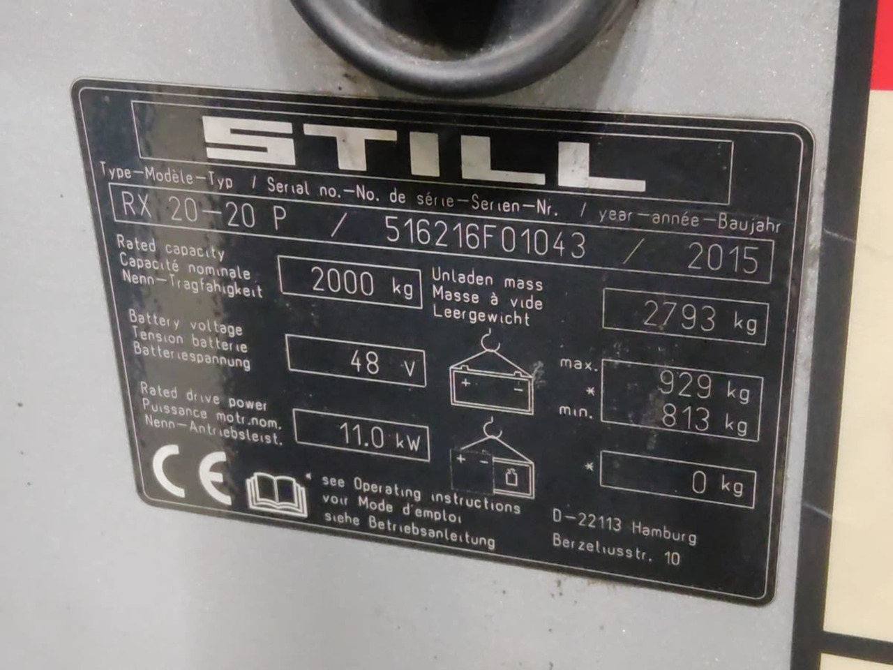 STILL RX20-20P - Chariot élévateur électrique: photos 4 STILL RX20-20P - Chariot élévateur électrique: photos 4