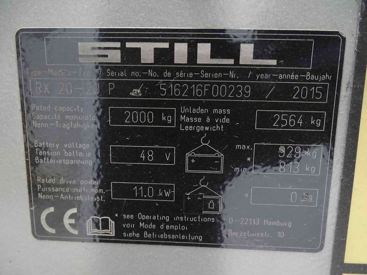 STILL RX20-20P - Chariot élévateur électrique: photos 5 STILL RX20-20P - Chariot élévateur électrique: photos 5