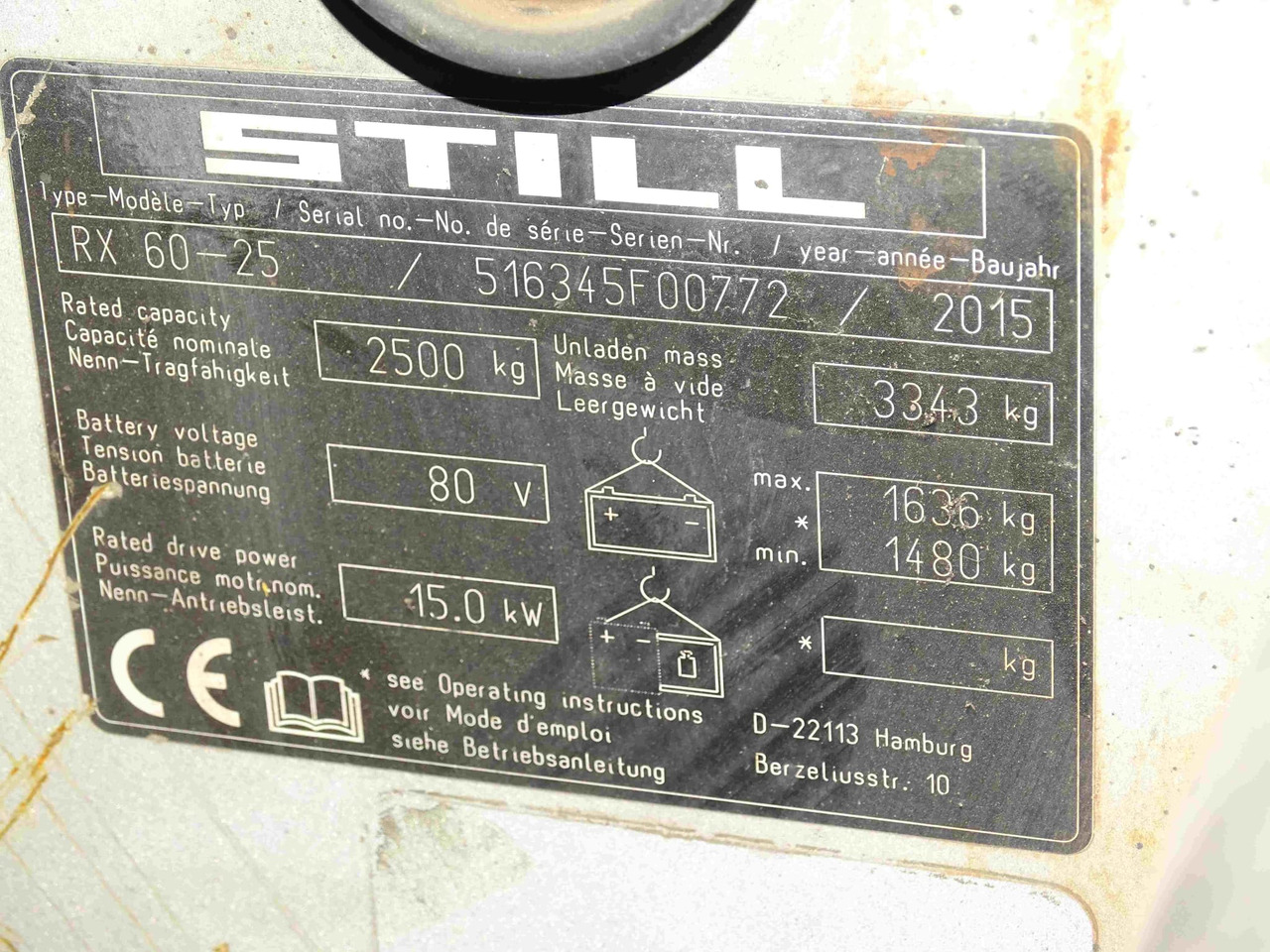 STILL RX60-25 - Chariot élévateur électrique: photos 5 STILL RX60-25 - Chariot élévateur électrique: photos 5