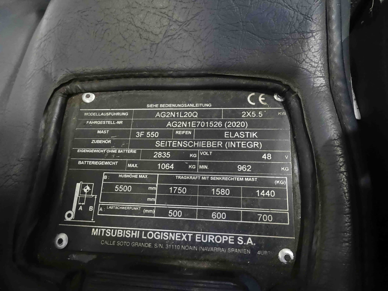 Unicarriers AG2N1L20Q - Chariot élévateur électrique: photos 2 Unicarriers AG2N1L20Q - Chariot élévateur électrique: photos 2