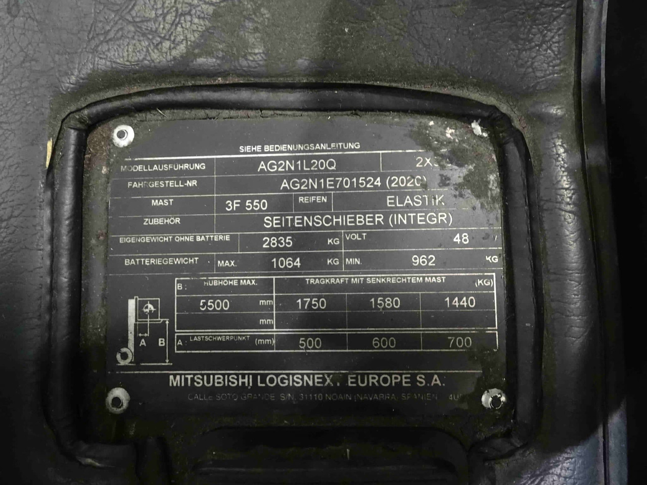 Unicarriers AG2N1L20Q - Chariot élévateur électrique: photos 2 Unicarriers AG2N1L20Q - Chariot élévateur électrique: photos 2