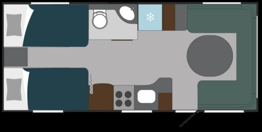 Polar Blackline 590 S WINTERCAMPING & LUXUS PUR - Caravane: photos 2 Polar Blackline 590 S WINTERCAMPING & LUXUS PUR - Caravane: photos 2