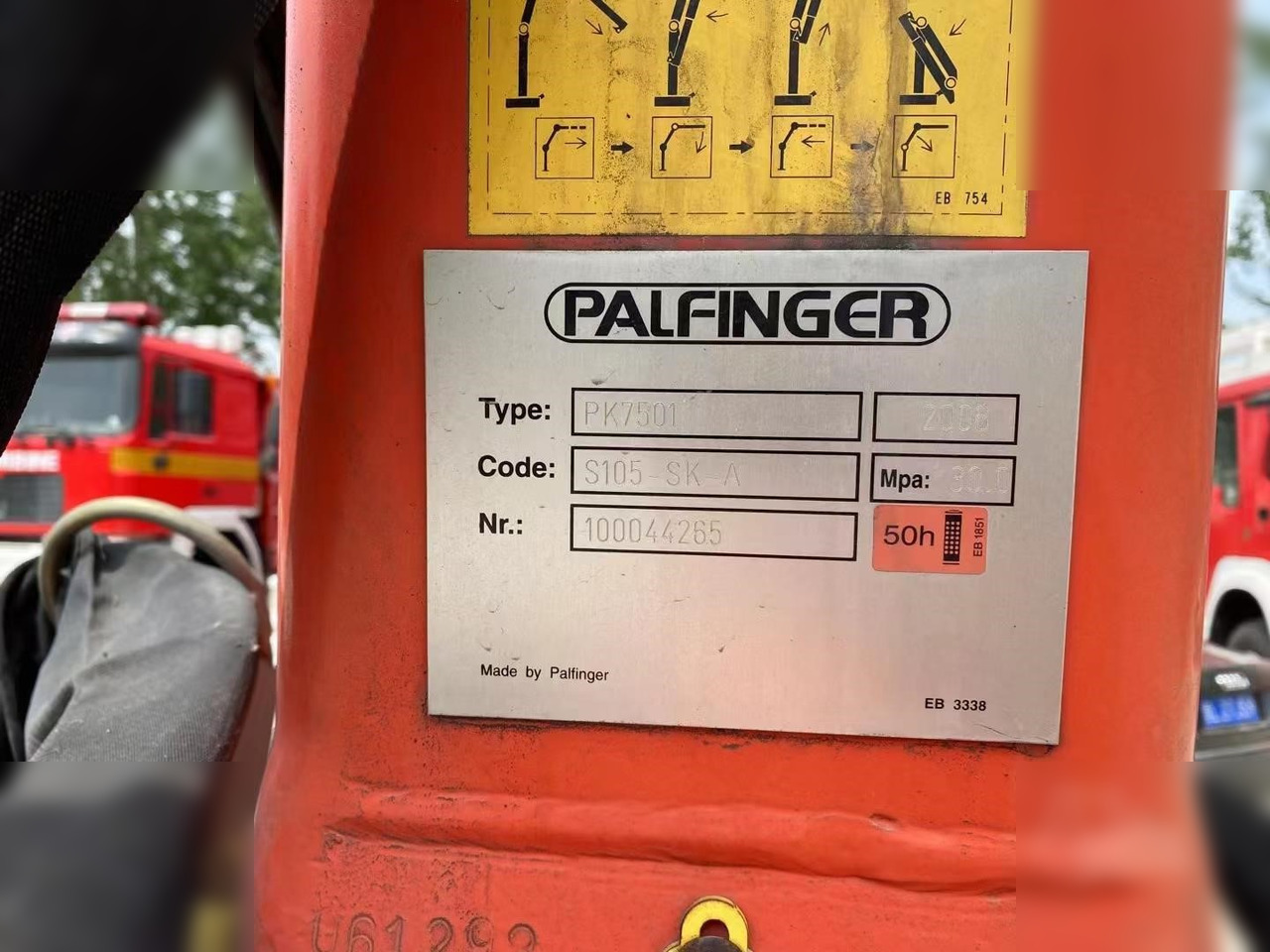 2016 PALFINGER PK7501 MOUNTED ON 2006 MAN D20 - Grue auxiliaire: photos 2 2016 PALFINGER PK7501 MOUNTED ON 2006 MAN D20 - Grue auxiliaire: photos 2