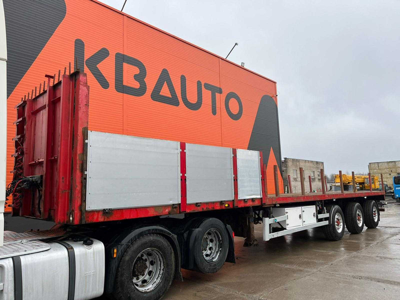 Doll 93 H STEERED AXLES / PLATFORM L=13463 / EXTENDABLE - Semi-remorque plateau: photos 1 Doll 93 H STEERED AXLES / PLATFORM L=13463 / EXTENDABLE - Semi-remorque plateau: photos 1