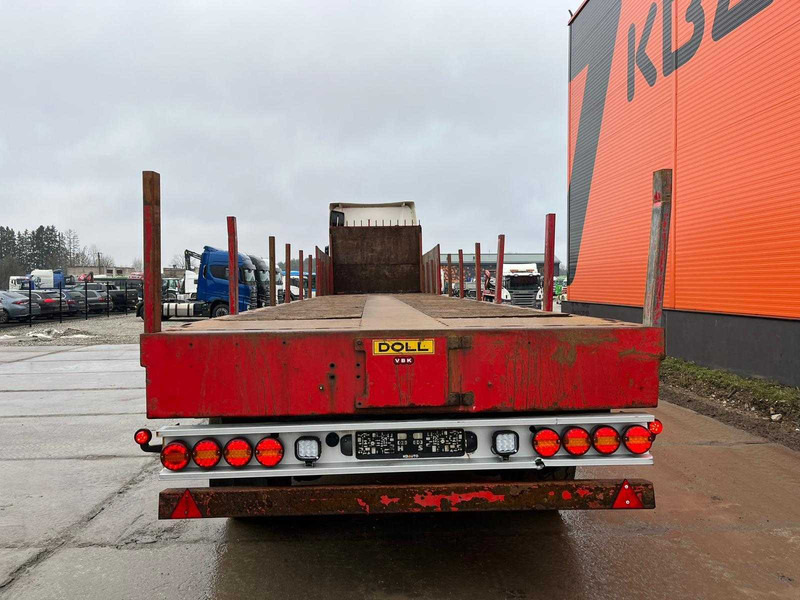 Doll 93 H STEERED AXLES / PLATFORM L=13463 / EXTENDABLE - Semi-remorque plateau: photos 5 Doll 93 H STEERED AXLES / PLATFORM L=13463 / EXTENDABLE - Semi-remorque plateau: photos 5