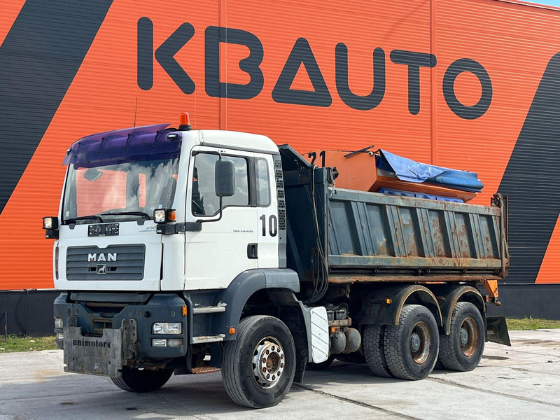 MAN TGA 26.430 6x4 BOX L=5014 mm / POSSIBLE TO BUY WITH SPREADER Schmidt stratos B60 - Camion benne: photos 1 MAN TGA 26.430 6x4 BOX L=5014 mm / POSSIBLE TO BUY WITH SPREADER Schmidt stratos B60 - Camion benne: photos 1