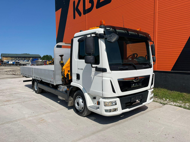 MAN TGL 8.190 4x2 EFFER 80.2/2S / PLATFORM L=5250 mm - Camion plateau, Camion grue: photos 4 MAN TGL 8.190 4x2 EFFER 80.2/2S / PLATFORM L=5250 mm - Camion plateau, Camion grue: photos 4