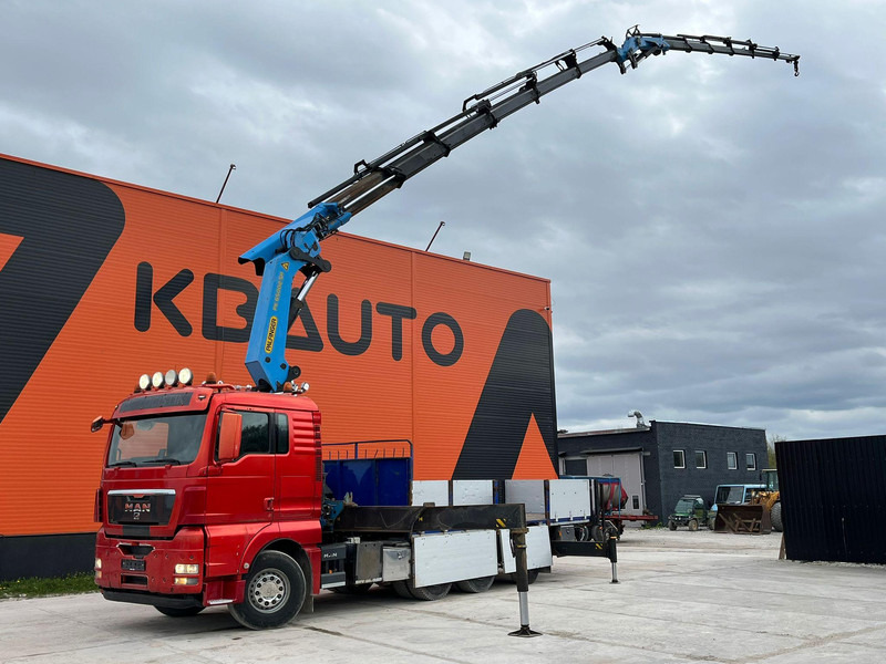 MAN TGX 35.480 8x4*4 PK 65002 + JIB / PLATFORM L=6800 mm - Camion plateau, Camion grue: photos 1 MAN TGX 35.480 8x4*4 PK 65002 + JIB / PLATFORM L=6800 mm - Camion plateau, Camion grue: photos 1