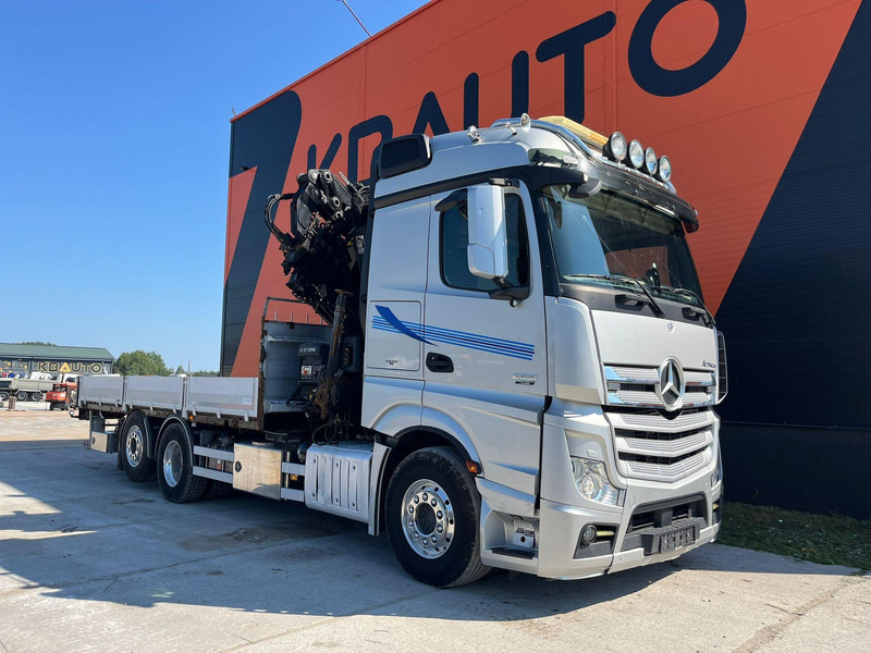 Mercedes-Benz Actros 2551 6x2 HIAB 377-6 HIPRO + JIB / Platform extendable L=6400 -- 7397mm - Camion plateau, Camion grue: photos 4 Mercedes-Benz Actros 2551 6x2 HIAB 377-6 HIPRO + JIB / Platform extendable L=6400 -- 7397mm - Camion plateau, Camion grue: photos 4