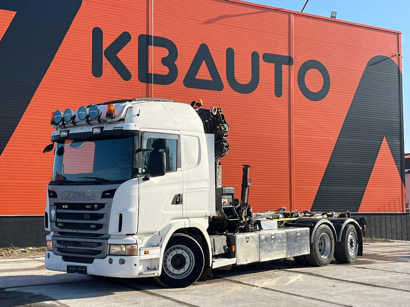 Scania G 420 6x2*4 Hiab 211 EP-5 HIPRO / Hiab XR 20T SL51 - Camion ampliroll, Camion grue: photos 3 Scania G 420 6x2*4 Hiab 211 EP-5 HIPRO / Hiab XR 20T SL51 - Camion ampliroll, Camion grue: photos 3
