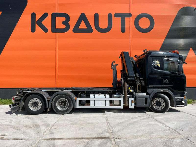 Scania G 440 6x2*4 PK22002 + JIB / PALFINGER 20 ton / L=5000 mm - Camion ampliroll, Camion grue: photos 5 Scania G 440 6x2*4 PK22002 + JIB / PALFINGER 20 ton / L=5000 mm - Camion ampliroll, Camion grue: photos 5