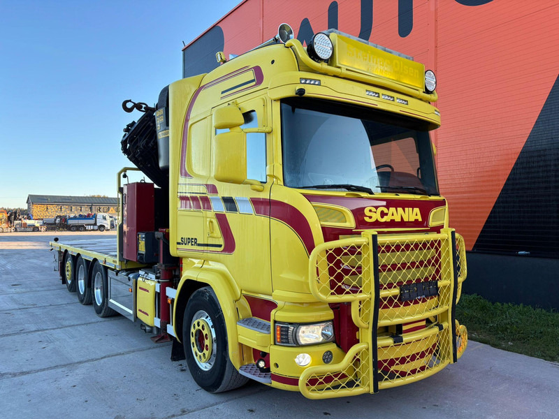 Scania G 490 8x4*4 PK 65002 SH / JIB CONNECTION / PLATFORM L=6301-7499 mm - Camion plateau, Camion grue: photos 4 Scania G 490 8x4*4 PK 65002 SH / JIB CONNECTION / PLATFORM L=6301-7499 mm - Camion plateau, Camion grue: photos 4