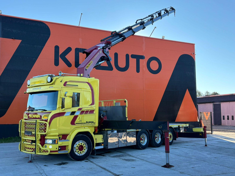 Scania G 490 8x4*4 PK 65002 SH / JIB CONNECTION / PLATFORM L=6301-7499 mm - Camion plateau, Camion grue: photos 1 Scania G 490 8x4*4 PK 65002 SH / JIB CONNECTION / PLATFORM L=6301-7499 mm - Camion plateau, Camion grue: photos 1
