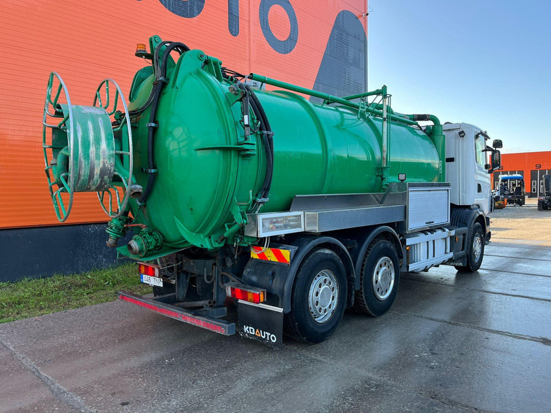 Scania R 124 6x2*4 TANK 1500 I + 13000 l / VACUUM Moro PM200 year 2015 / PRESSURE Pratissoli 500 bar / 200 l/min - Camion hydrocureur: photos 4 Scania R 124 6x2*4 TANK 1500 I + 13000 l / VACUUM Moro PM200 year 2015 / PRESSURE Pratissoli 500 bar / 200 l/min - Camion hydrocureur: photos 4