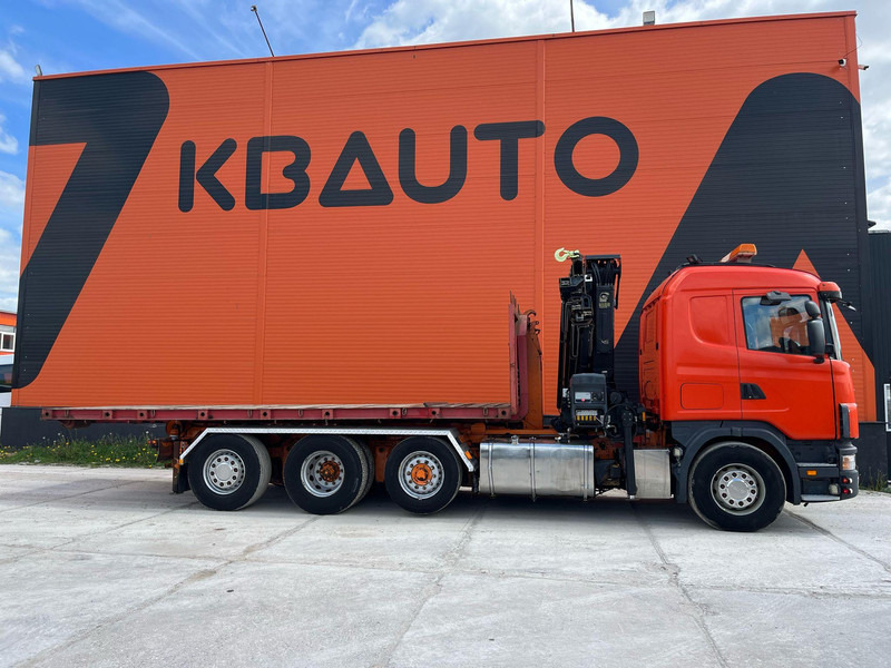 Scania R 144 8x2/4 HIAB 211EP-5 YEAR 2008 / HOOK LIFT L=5400 mm - Camion ampliroll, Camion grue: photos 5 Scania R 144 8x2/4 HIAB 211EP-5 YEAR 2008 / HOOK LIFT L=5400 mm - Camion ampliroll, Camion grue: photos 5