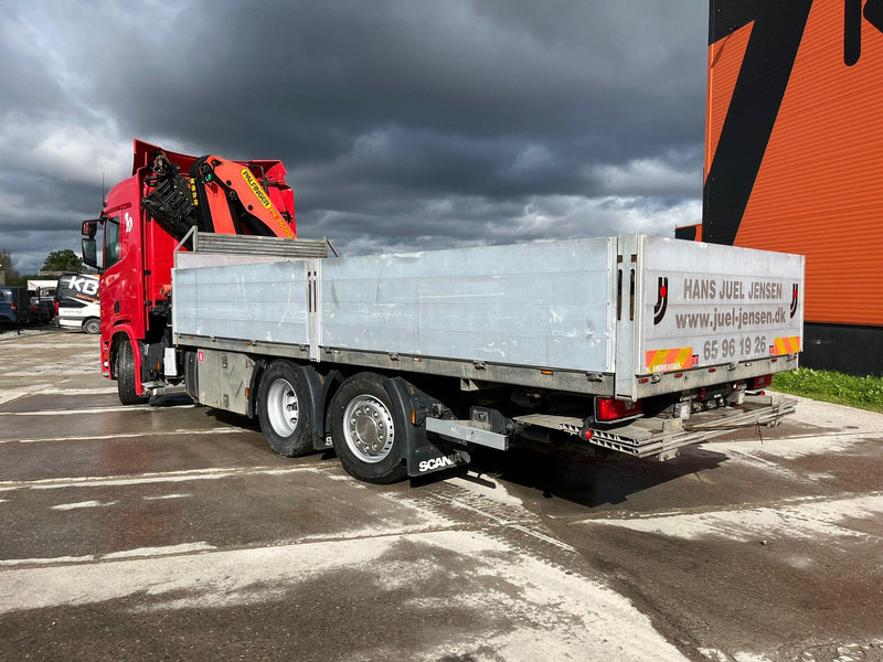 Camion plateau, Camion grue Scania R 450 6x2*4 PK 26002 / PLATFORM L=6482 mm: photos 8