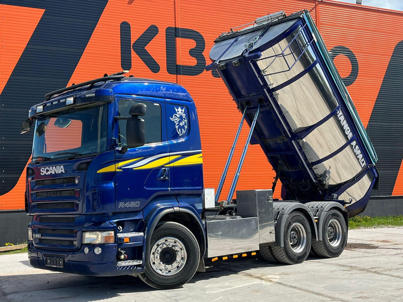 Scania R 480 6x4 RETARDER / FULL STEEL / BIG AXLES / BOX L=4635 mm - Camion benne: photos 2 Scania R 480 6x4 RETARDER / FULL STEEL / BIG AXLES / BOX L=4635 mm - Camion benne: photos 2