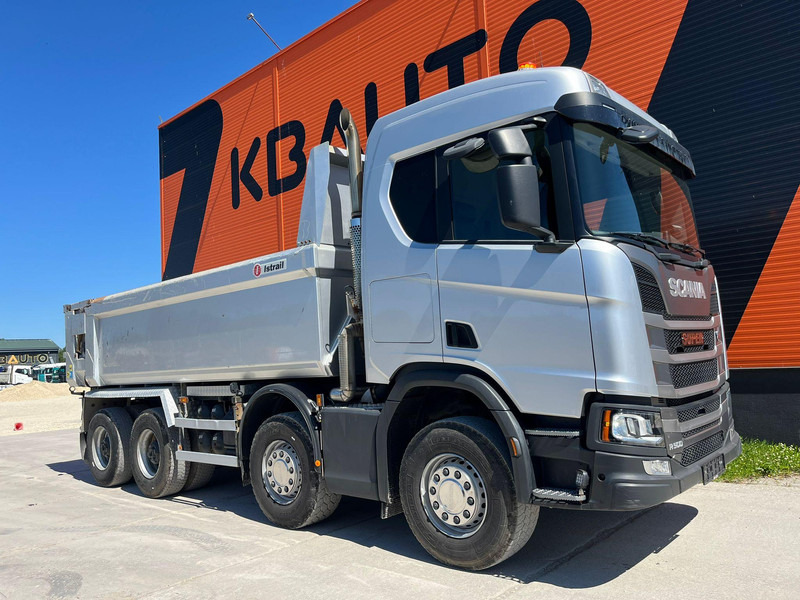 Scania R 500 8x4 RETARDER / FULL STEEL / BOX L=5670 mm - Camion benne: photos 4 Scania R 500 8x4 RETARDER / FULL STEEL / BOX L=5670 mm - Camion benne: photos 4