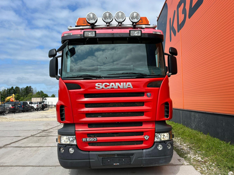 Scania R 560 6x2 HMF2220 K4 / RETARDER - Camion plateau, Camion grue: photos 3 Scania R 560 6x2 HMF2220 K4 / RETARDER - Camion plateau, Camion grue: photos 3