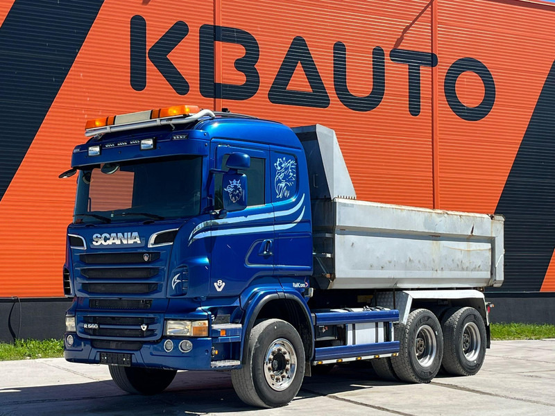 Scania R 560 6x4 RETARDER / FULL STEEL / BIG AXLES / BOX L=4563 mm - Camion benne: photos 1 Scania R 560 6x4 RETARDER / FULL STEEL / BIG AXLES / BOX L=4563 mm - Camion benne: photos 1