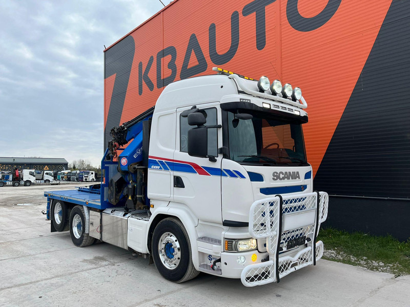 Scania G 490 6x2 HMF 5020 K6 + JIB / RETARDER - Tracteur routier: photos 4 Scania G 490 6x2 HMF 5020 K6 + JIB / RETARDER - Tracteur routier: photos 4