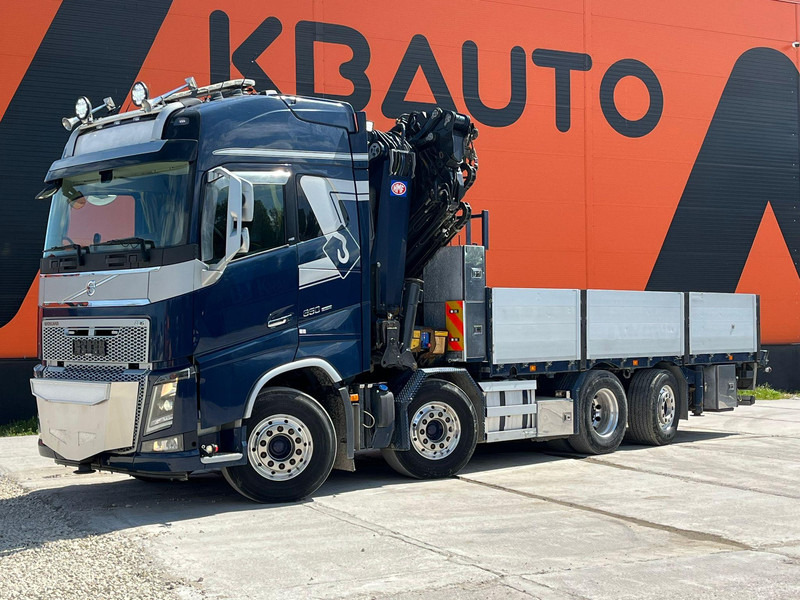 Volvo FH 16 650 8x2*6 HMF 6020K-RC + JIB / PLATFORM L=6344 mm - Camion plateau, Camion grue: photos 2 Volvo FH 16 650 8x2*6 HMF 6020K-RC + JIB / PLATFORM L=6344 mm - Camion plateau, Camion grue: photos 2