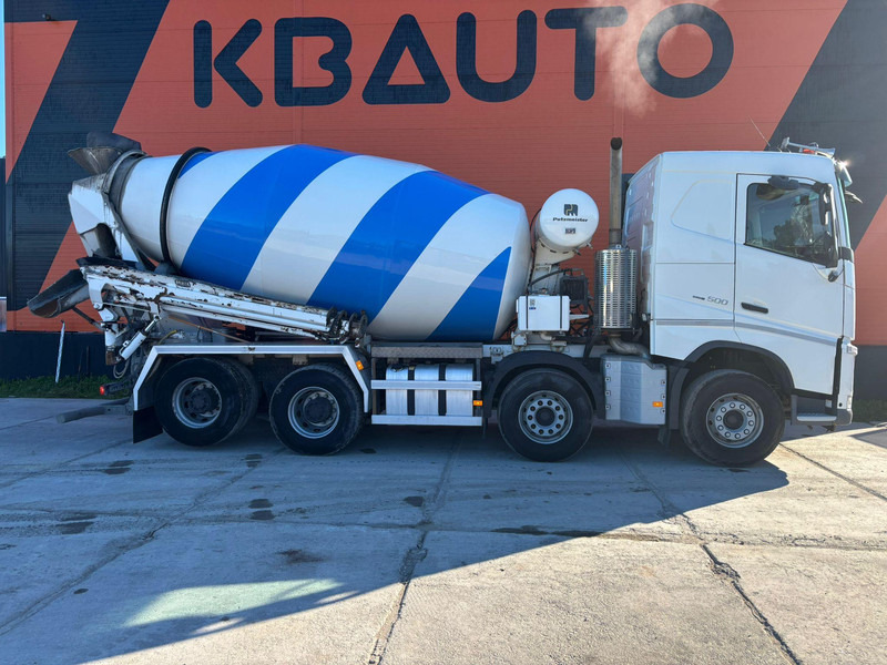 Volvo FH 500 8x4 INTERMIX 10 m3 + CHUTE / TANDEM AXLE LIFT - Camion malaxeur: photos 4 Volvo FH 500 8x4 INTERMIX 10 m3 + CHUTE / TANDEM AXLE LIFT - Camion malaxeur: photos 4