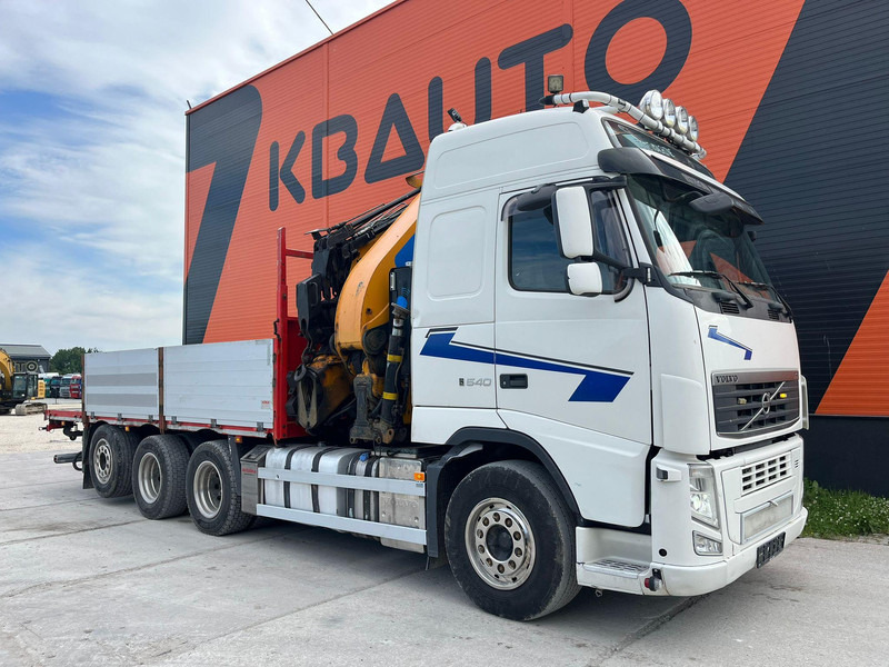 Volvo FH 540 8x4*4 EFFER 525/6S + JIB + WINCH / PLATFORM L=6216 mm - Camion plateau, Camion grue: photos 4 Volvo FH 540 8x4*4 EFFER 525/6S + JIB + WINCH / PLATFORM L=6216 mm - Camion plateau, Camion grue: photos 4