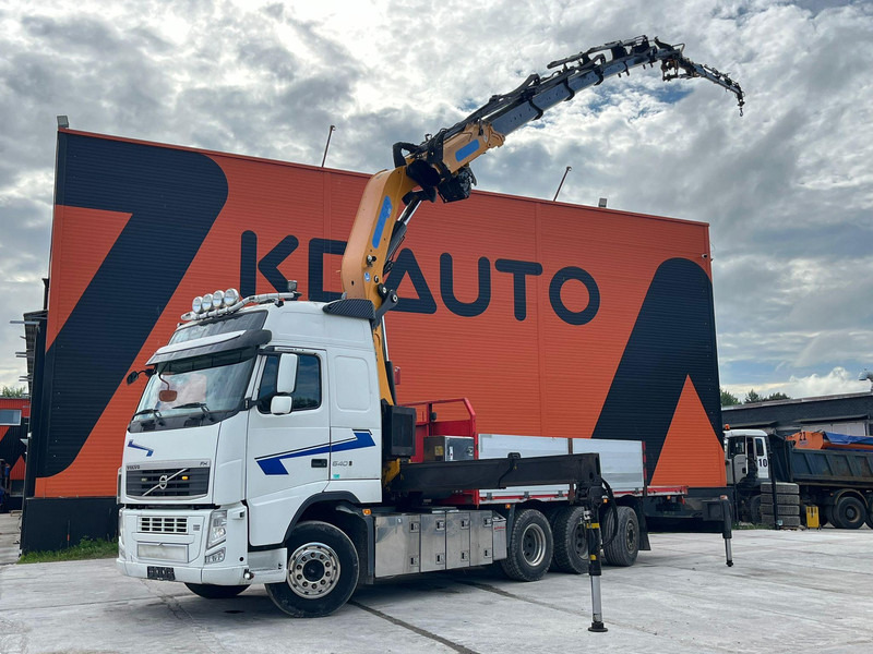 Volvo FH 540 8x4*4 EFFER 525/6S + JIB + WINCH / PLATFORM L=6216 mm - Camion plateau, Camion grue: photos 1 Volvo FH 540 8x4*4 EFFER 525/6S + JIB + WINCH / PLATFORM L=6216 mm - Camion plateau, Camion grue: photos 1