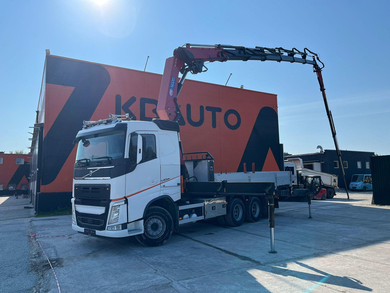 Volvo FH 540 8x4*4 HMF5020K-6 + JIB + WINCH / PLATFORM L=6508 mm - Camion plateau, Camion grue: photos 1 Volvo FH 540 8x4*4 HMF5020K-6 + JIB + WINCH / PLATFORM L=6508 mm - Camion plateau, Camion grue: photos 1