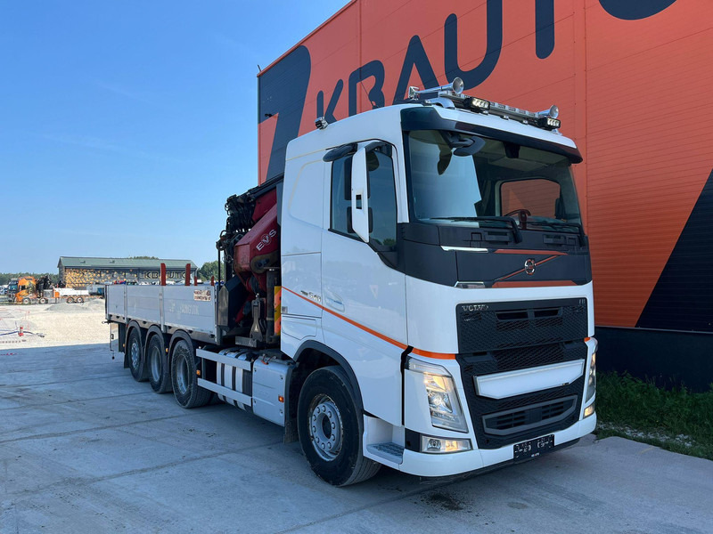 Volvo FH 540 8x4*4 HMF5020K-6 + JIB + WINCH / PLATFORM L=6508 mm - Camion plateau, Camion grue: photos 4 Volvo FH 540 8x4*4 HMF5020K-6 + JIB + WINCH / PLATFORM L=6508 mm - Camion plateau, Camion grue: photos 4
