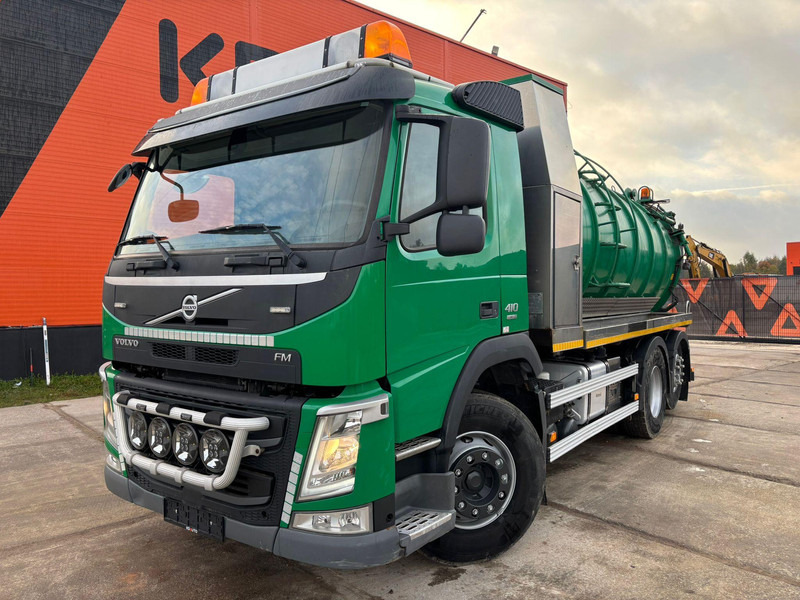 Volvo FM 410 6x2*4 EUR-MARK TANK 14000L / VACUUM Ingersoll Rand VTB.810H.MA / PRESSURE WASH - Camion hydrocureur: photos 2 Volvo FM 410 6x2*4 EUR-MARK TANK 14000L / VACUUM Ingersoll Rand VTB.810H.MA / PRESSURE WASH - Camion hydrocureur: photos 2
