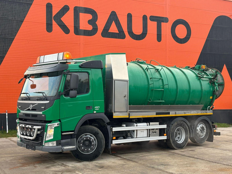 Volvo FM 410 6x2*4 EUR-MARK TANK 14000L / VACUUM Ingersoll Rand VTB.810H.MA / PRESSURE WASH - Camion hydrocureur: photos 1 Volvo FM 410 6x2*4 EUR-MARK TANK 14000L / VACUUM Ingersoll Rand VTB.810H.MA / PRESSURE WASH - Camion hydrocureur: photos 1
