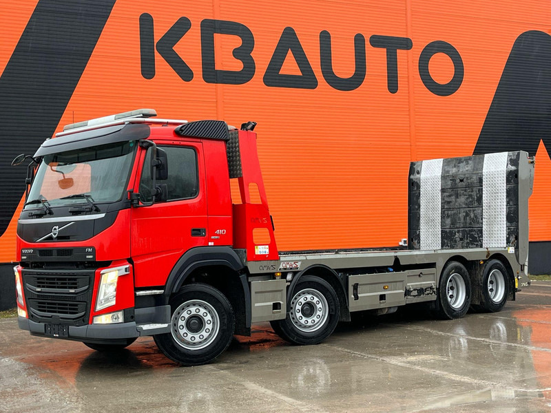 Volvo FM 410 8x2 PLATFORM L=6600 mm / WINCH - Camion porte-voitures: photos 1 Volvo FM 410 8x2 PLATFORM L=6600 mm / WINCH - Camion porte-voitures: photos 1