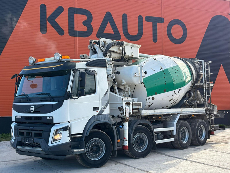 Volvo FMX 500 8x4 PUMI 24-3 - 24 m - 2303 hours / 7 m3 / FULL STEEL - Camion malaxeur: photos 2 Volvo FMX 500 8x4 PUMI 24-3 - 24 m - 2303 hours / 7 m3 / FULL STEEL - Camion malaxeur: photos 2
