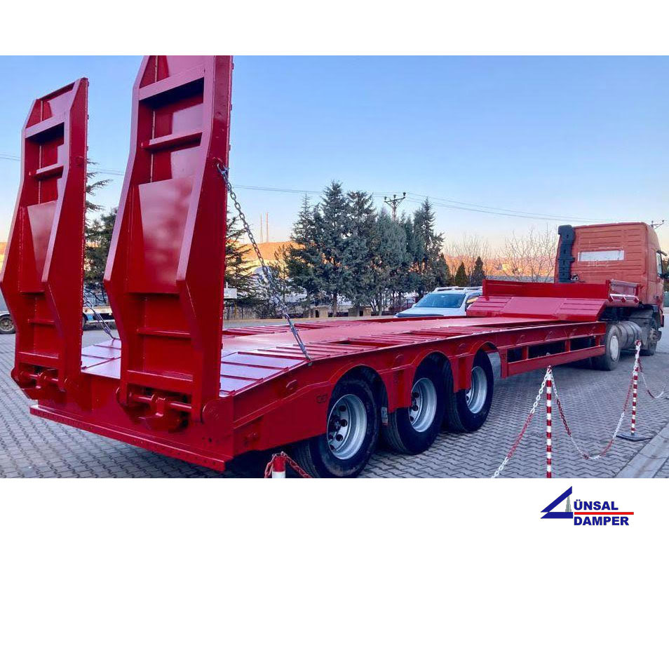 UNSAL 3 AXLES LOWBED - Semi-remorque surbaissé: photos 1 UNSAL 3 AXLES LOWBED - Semi-remorque surbaissé: photos 1