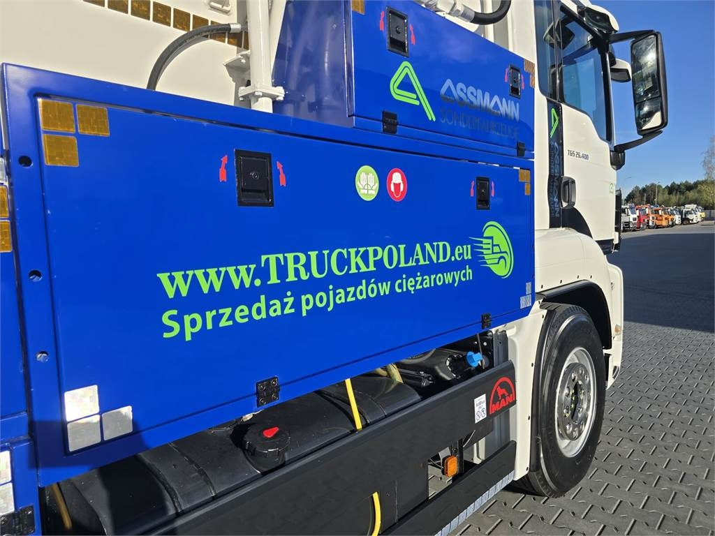 Camion hydrocureur MAN ASSMANN ADR KOMBI FOR CLEANING CANALS WUKO: photos 24