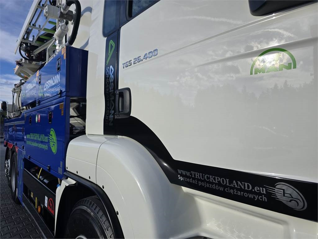 Camion hydrocureur MAN ASSMANN ADR KOMBI FOR CLEANING CANALS WUKO: photos 8