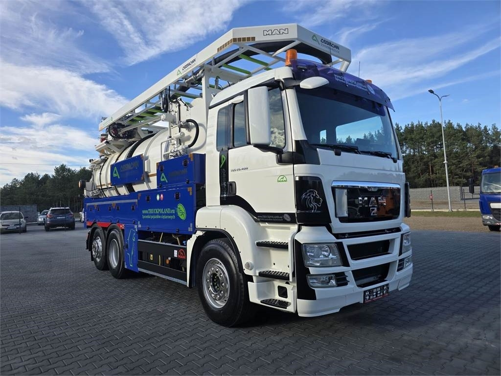 MAN ASSMANN ADR KOMBI FOR CLEANING CANALS WUKO - Camion hydrocureur: photos 2 MAN ASSMANN ADR KOMBI FOR CLEANING CANALS WUKO - Camion hydrocureur: photos 2