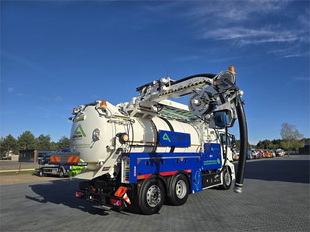 Camion hydrocureur MAN ASSMANN ADR KOMBI FOR CLEANING CANALS WUKO: photos 27